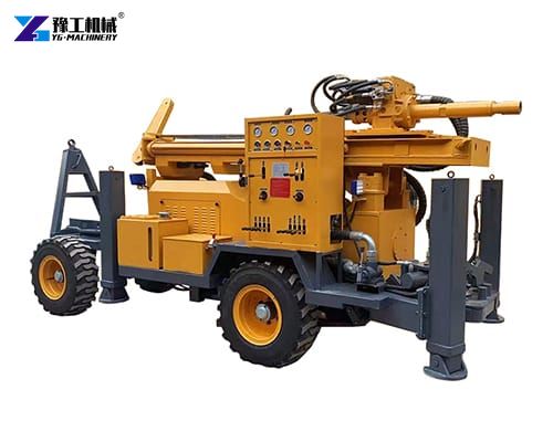 YG trailer mounted water well drilling rig