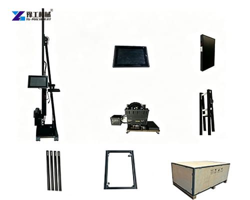 components of the UV wall printing machine