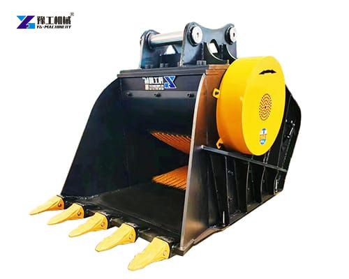 excavator crusher attachment