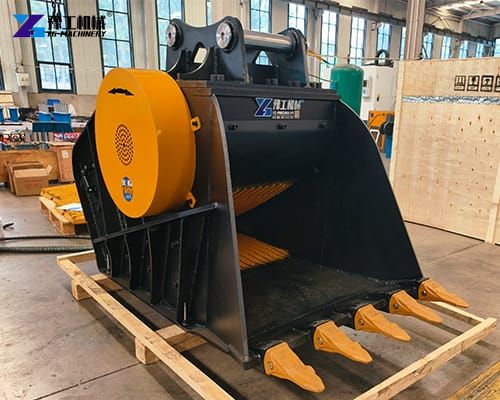 crusher bucket for excavator demolition work