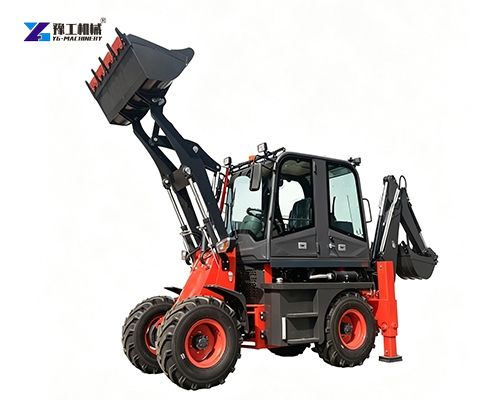 YG wheel front loader and backhoe