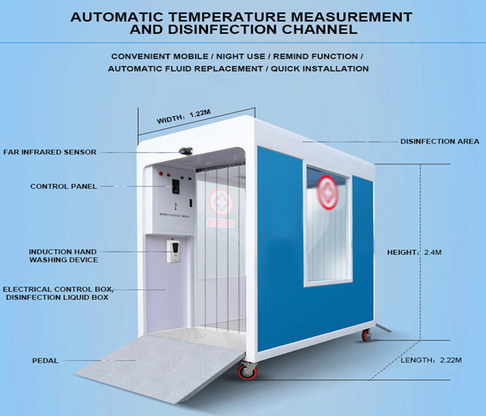 disinfection channel gate