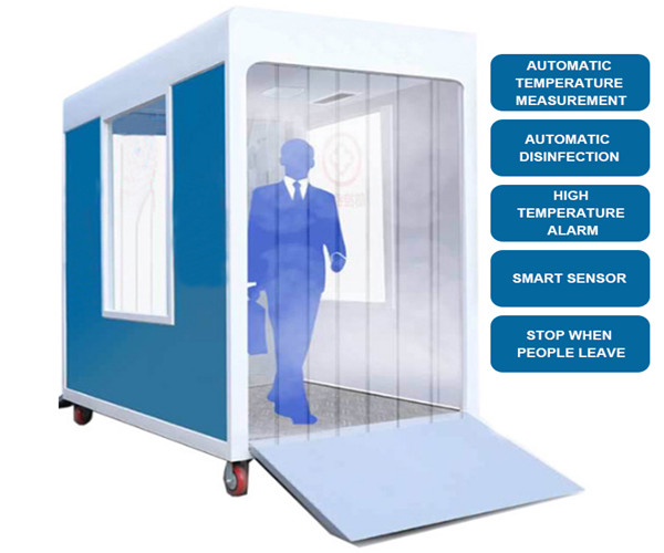 mobile disinfection channel machine