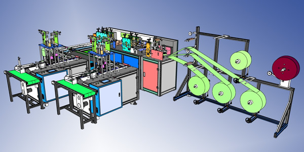 YG mask making manufacturing line