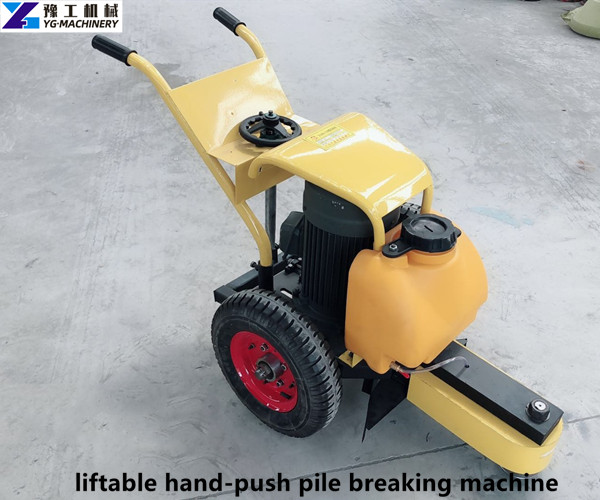 hand-push liftable pile breaker machine