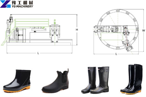 PVC shoes making injection molding machine