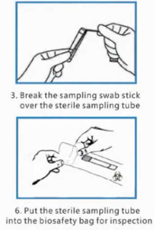 Approved Disposable Virus Sample Collection Kit