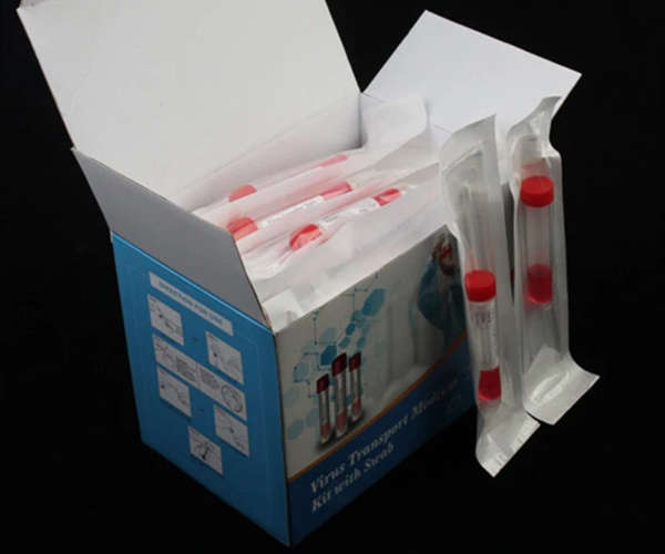 Certificated Disposable Virus Sampling Tube with Swab and Biosafety Bag