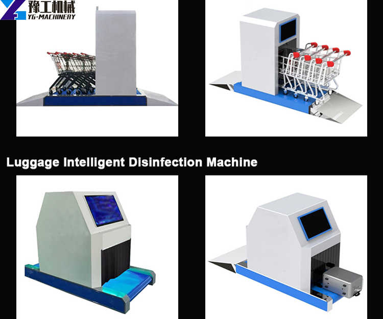 full automatic airport trolley sterilization machine