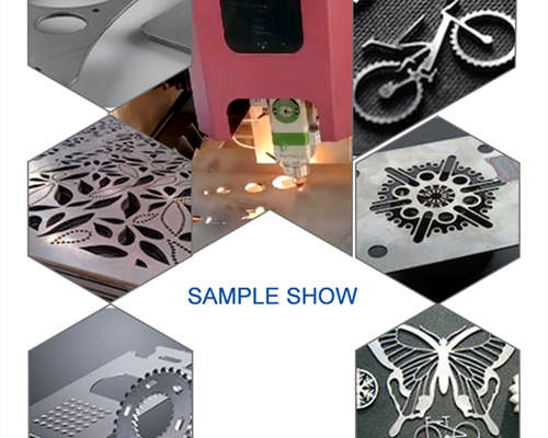 YG cnc laser cutter cut sample show