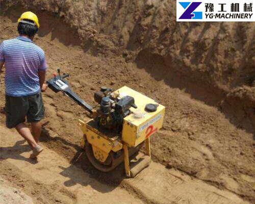 Mini Road Roller Compactor Application