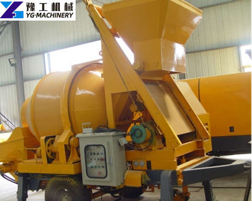 Concrete Mixer With Pump