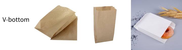 V-bottom paper bag