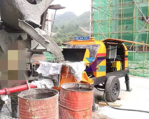 fine stone concrete pump