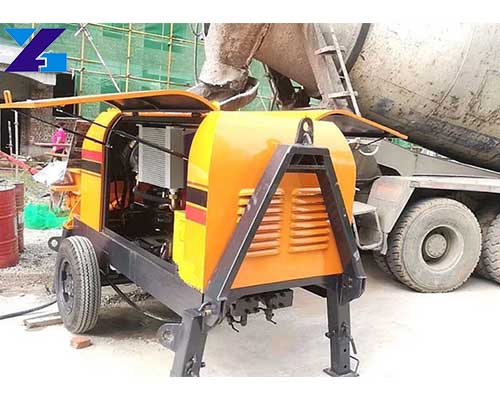 small mobile concrete pump