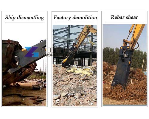 Demolition Shear application