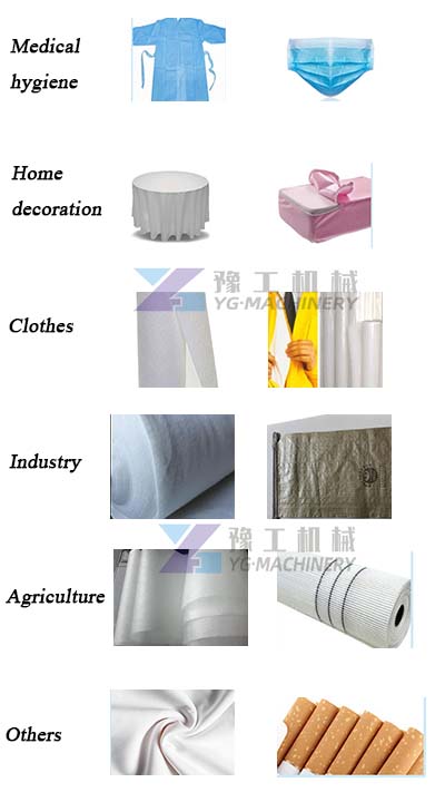 melt blown fabric machine application