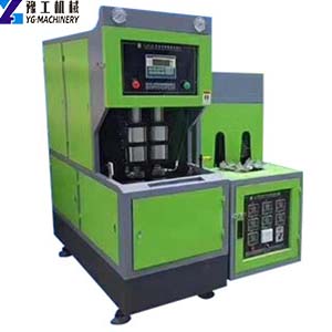 Semi-automatic one out two PET blow molding machine