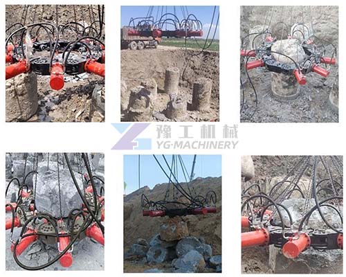 Concrete Pile Cutting Machine Application