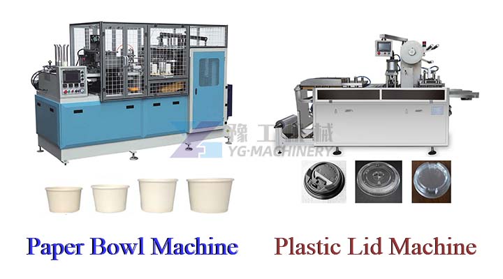 Paper Bowl Machine With Plastic Lid Machine