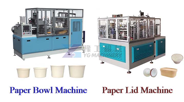 Paper Bowl Making Machine With Paper Lid Machine