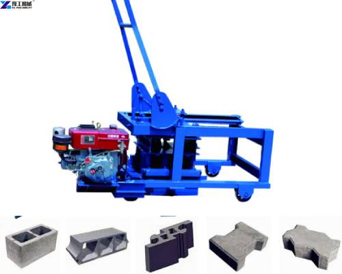 Diesel Mobile Brick Manufacturing Machine