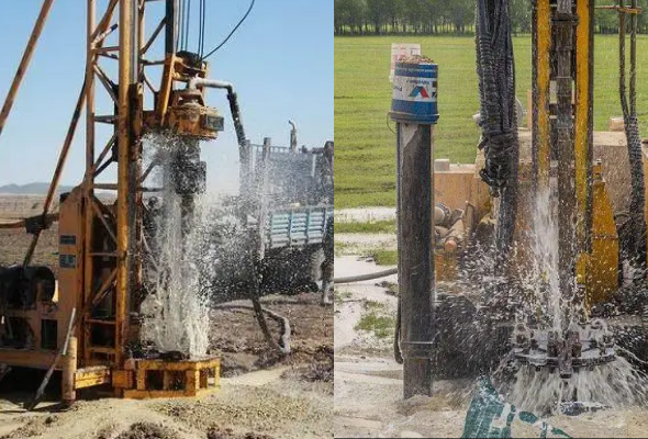 Drilling Water Well With rig