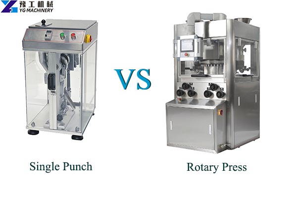 Single Punch Tablet Press VS Multi Station Rotary Press
