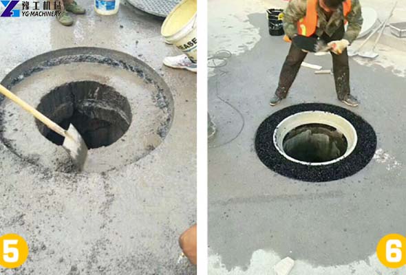 Concrete Road Manhole Cover Cutting