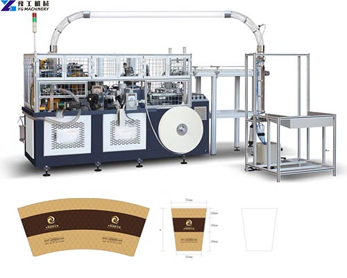 Paper cup shop manufacturing machine