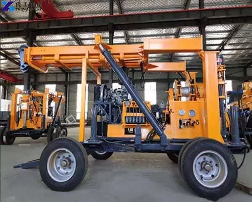 wheeled drilling rig