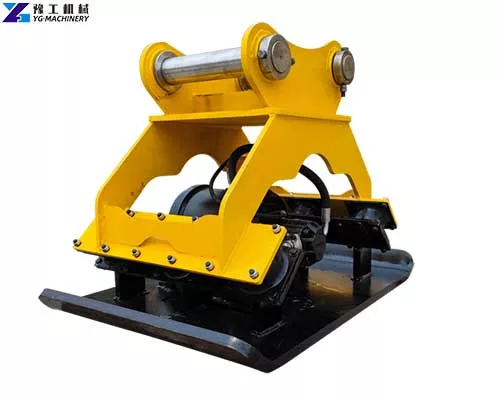 Vibratory plate compactor for store mini excavator