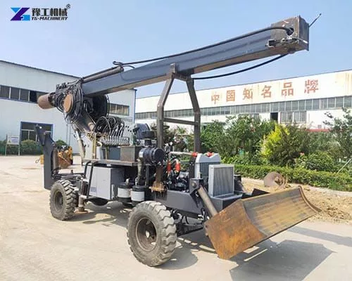 truck mounted rotary drilling machine