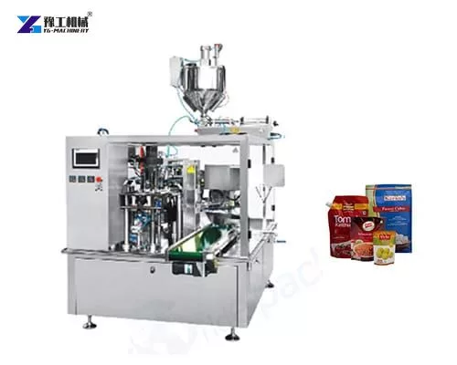 liquid stand up pouch packing machine