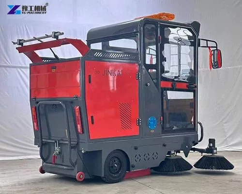 small street cleaning car