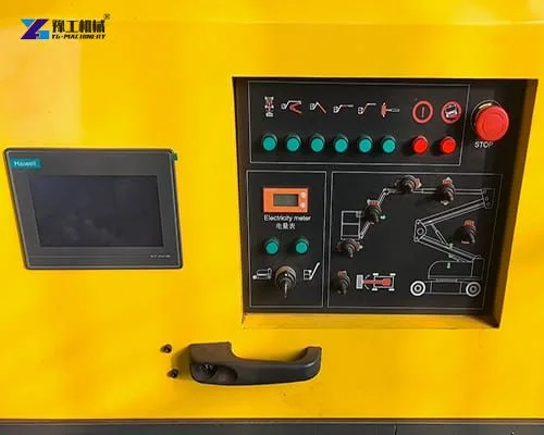 manual push button of aerial work platform lift