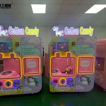 Automatic Cotton Candy Vending Machine for sale in Mexico