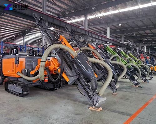 DTH drilling rigs in the factory