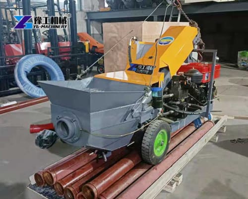 diesel small concrete pump-tuya