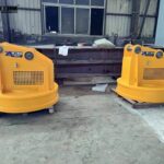 hydraulic magnet for excavator sold to Guyana