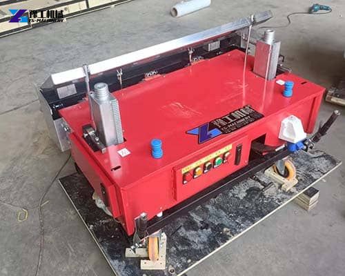 automatic wall plastering equipment display