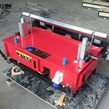 Automatic Wall Plastering Machine Sold to Ghana