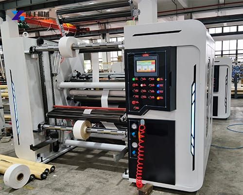 paper roll slitting machine exported to Colombia