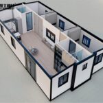 3 bedroom type of 40ft expandable prefab house