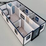 4 bedroom type of 40ft expandable container house
