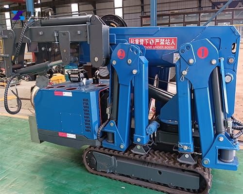 Mini Spider Crane Exported to Spain mini spider crane exported to Spain