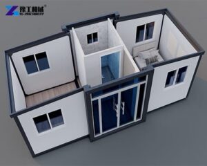 tiny expandable prefab house