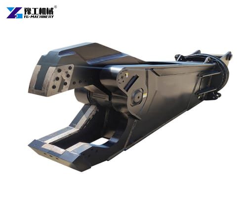 excavator demolition shear