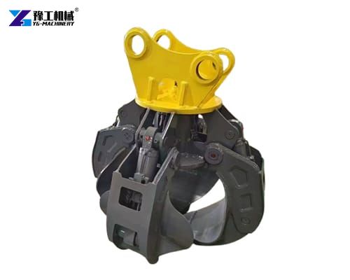 excavator orange peel grapple