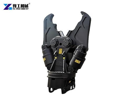 single cylinder hydraulic shear attachment